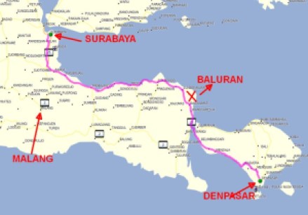 Baluran National Park map